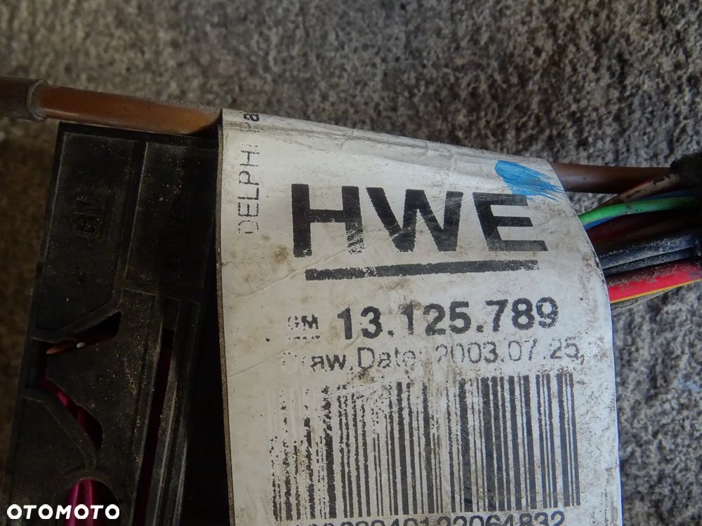 ASTRA H 1,7 WIĄZKA WENTYLATORÓW PRZEWODY INSTALACJA ELEKTRYCZNA KABLE - 4