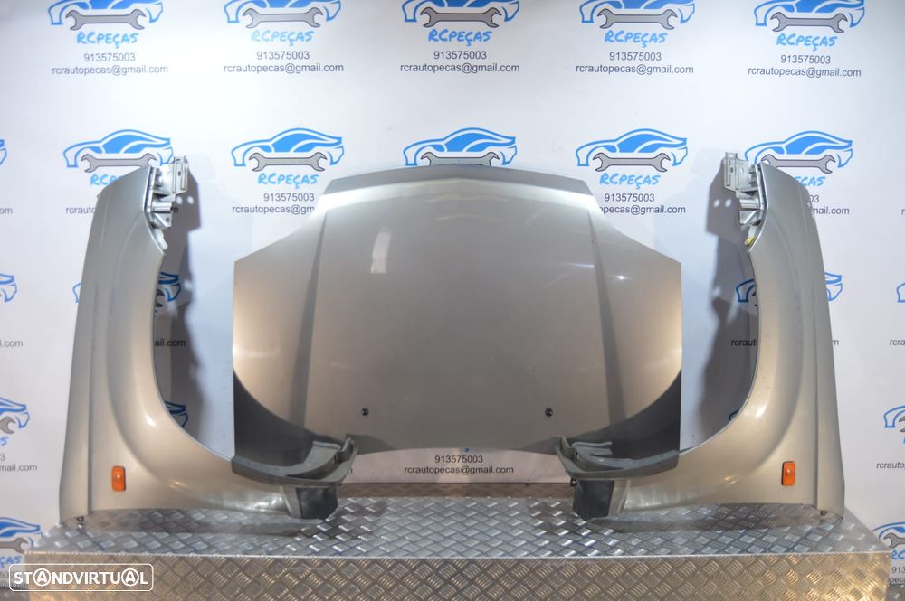 FRENTE COMPLETA NISSAN XTRAIL T30 CAPOT PARACHOQUES GUARDA-LAMAS REFORÇO - 7