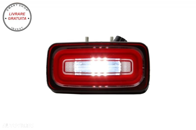 Stopuri Full LED cu Lampa Ceata Mercedes W463 G-Class (1989-2015) Rosu Semnalizare- livrare gratuita - 10