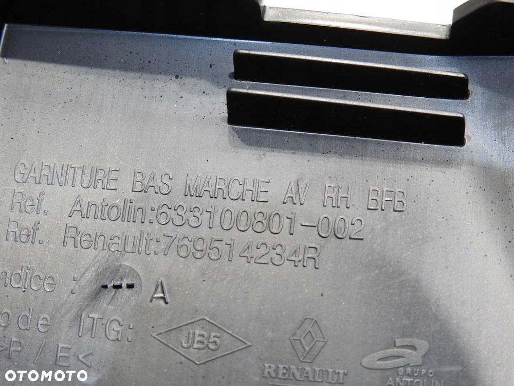 LISTWA NAKŁADKA PROGU PRAWY PRZÓD RENAULT MEGANE IV 769514234R - 5