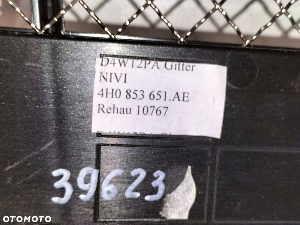 atrapa kratka grill audi a8 d4 4h0 lift 14-17 w12 - 7