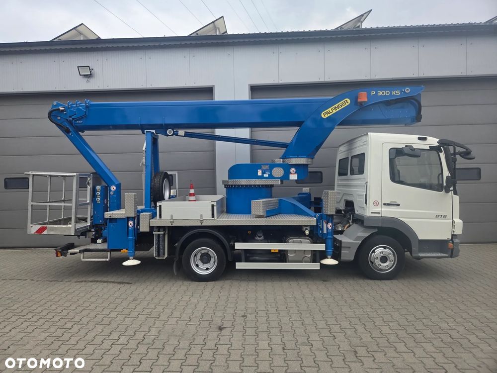 Mercedes-Benz Atego 816 - 30 m PALFINGER P 300 KS Podnośnik koszowy ZWYŻKA WUMAG WT 300 Ruthmann - 7