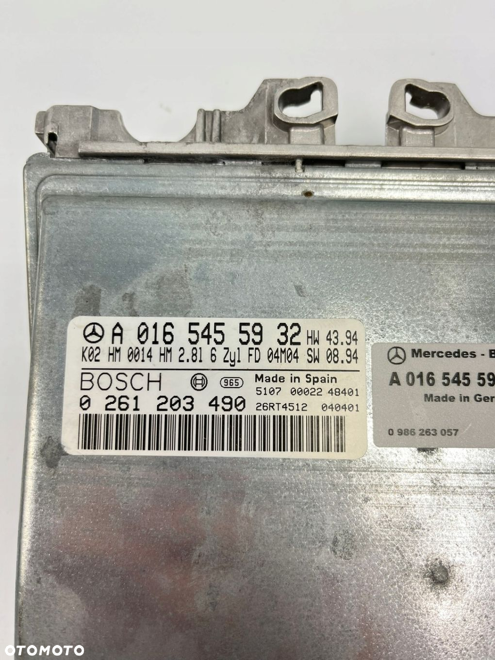 STEROWNIK SILNIKA MERCEDES W124 E280 0165455932 0261203490 280TE 280E 2.8 - 2