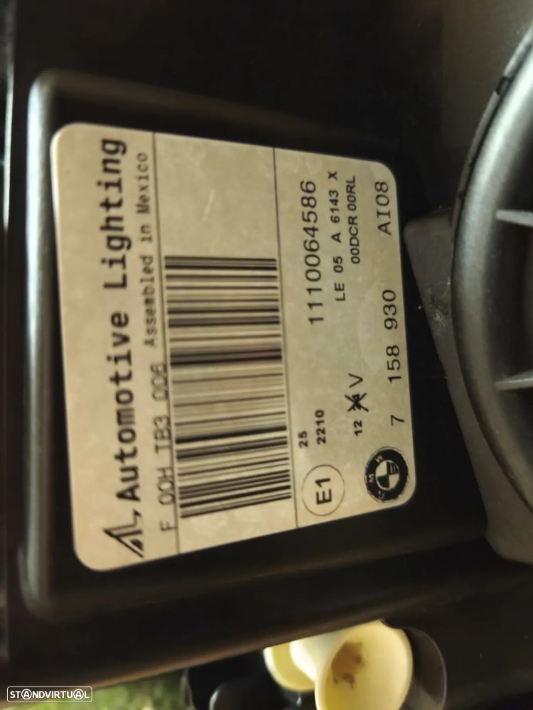 Farol direito bi-xenon direcional BMW X5 E70 - 4