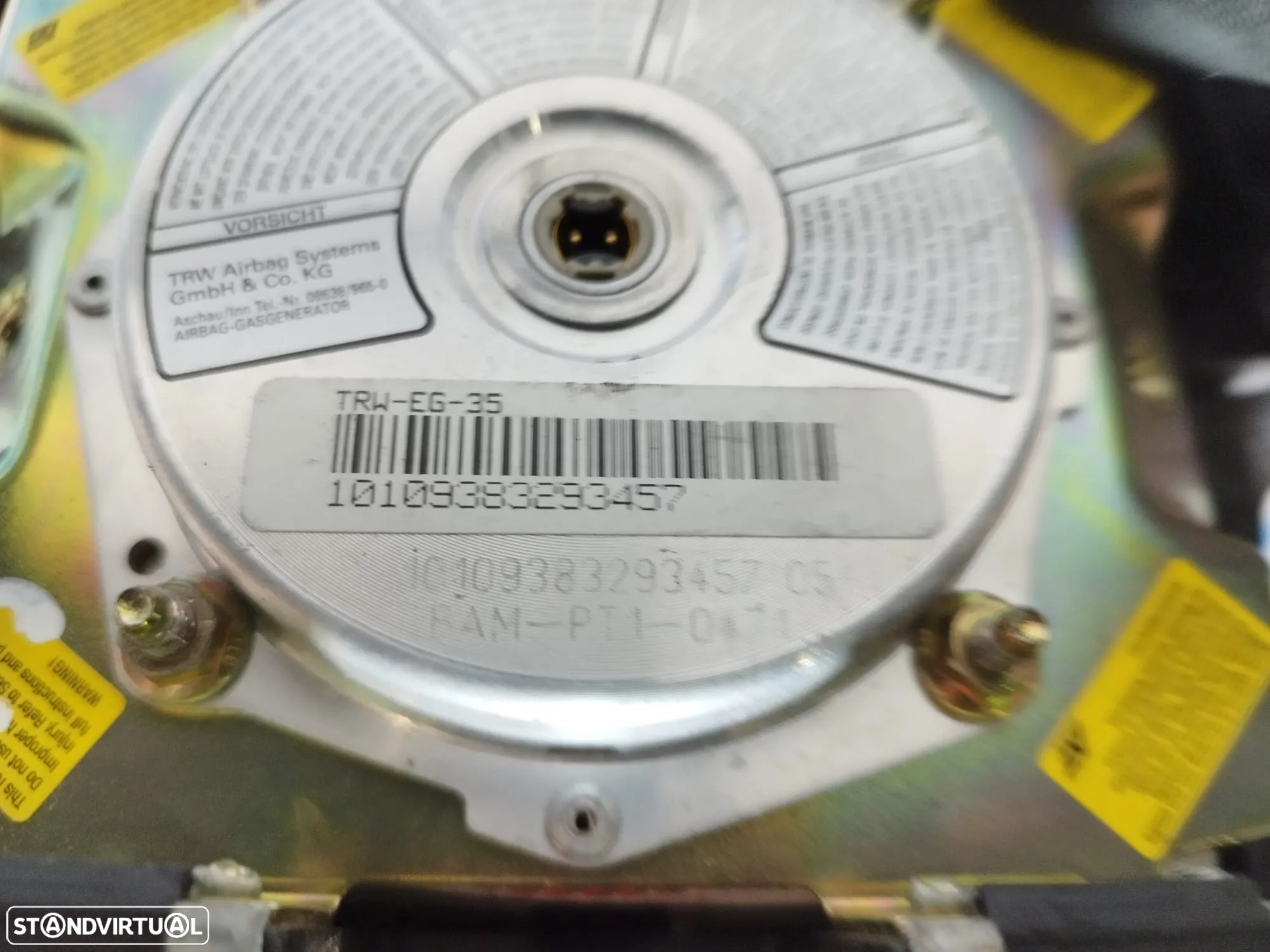 AIRBAG VOLANTE GUIADOR VW VOLKSWAGEN SHARAN I 1 MK1 7M8 7M9 7M6 7M0880201S 7M0880201 - 5