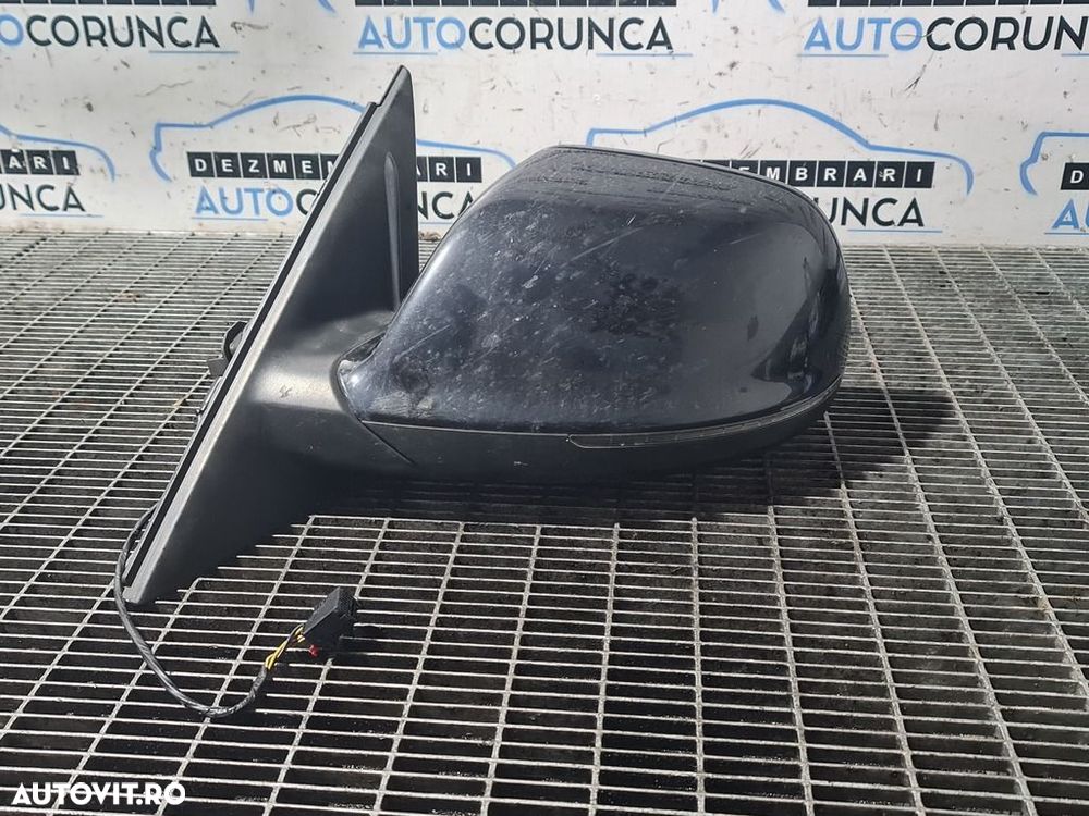 Oglinda stanga AUDI Q5 2008 - 2015 4 Usi BRILIANT BLACK (1343) Fara rabatare Rabatabil - 1
