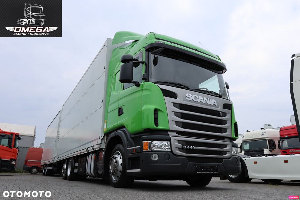 Scania G 440 PDE 237 Tyś km !!! ZESTAW / TANDEM / Kufer / Kontener / - 14