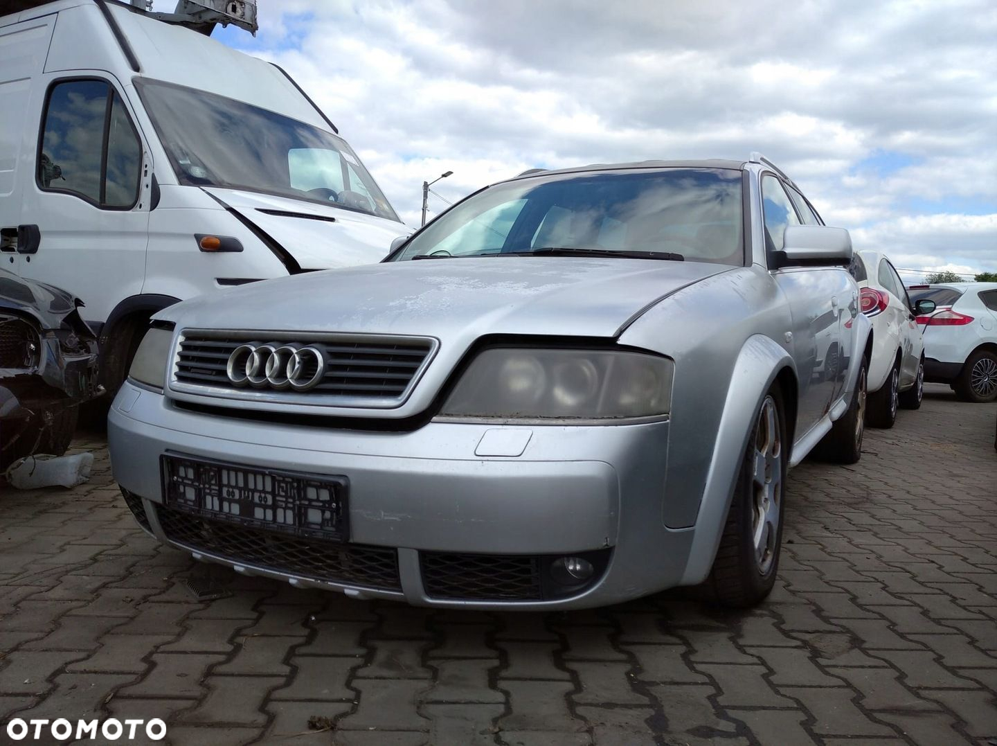 AUDI A6 C5 ALLROAD PRZÓD ZDERZAK BŁOTNIK MASKA LAMPA CHŁODNICE LY7W LV7W - 2