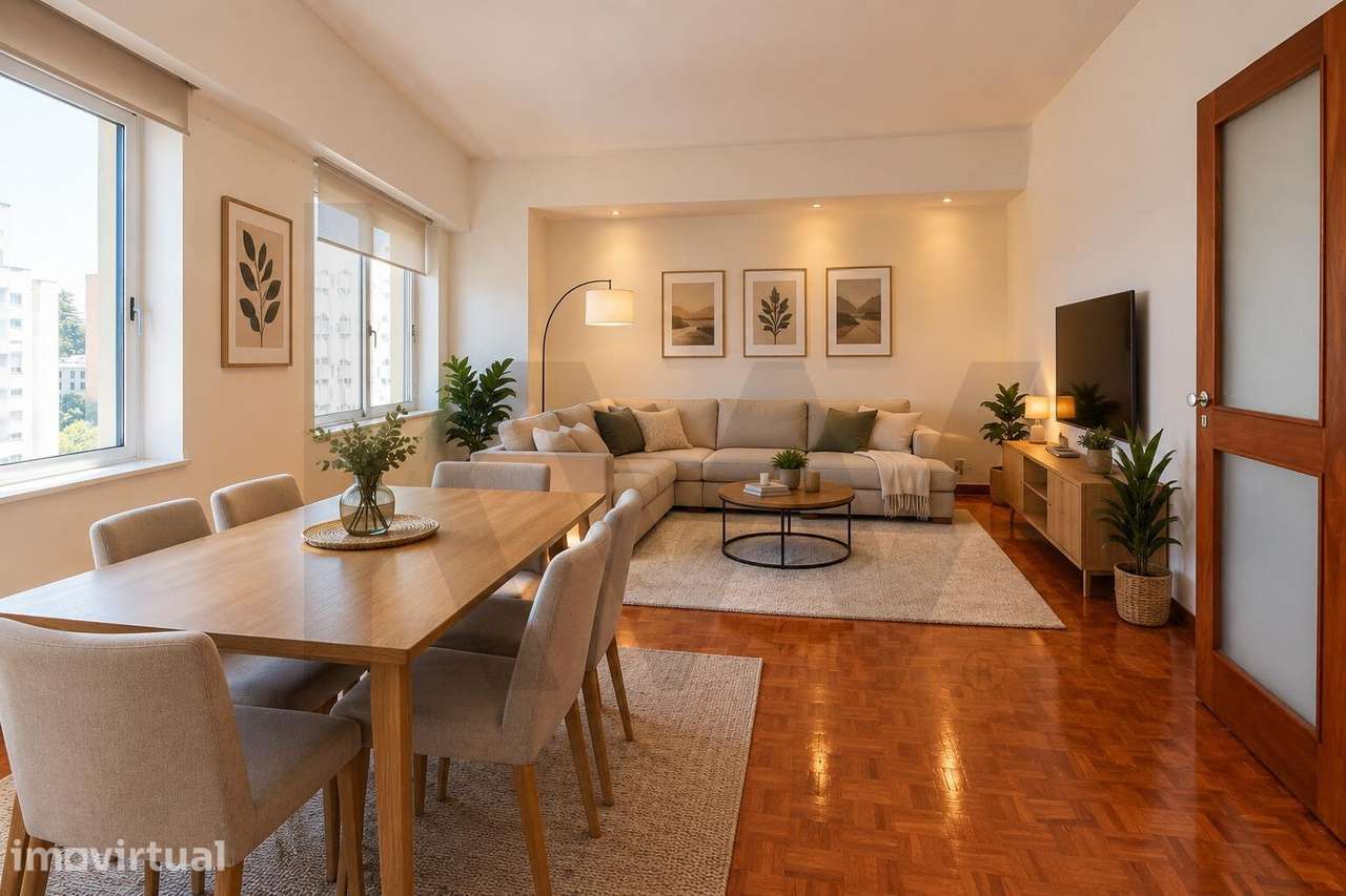 Apartamento T3 com Excelente Exposição Solar em Benfica - Grande imagem: 3/23