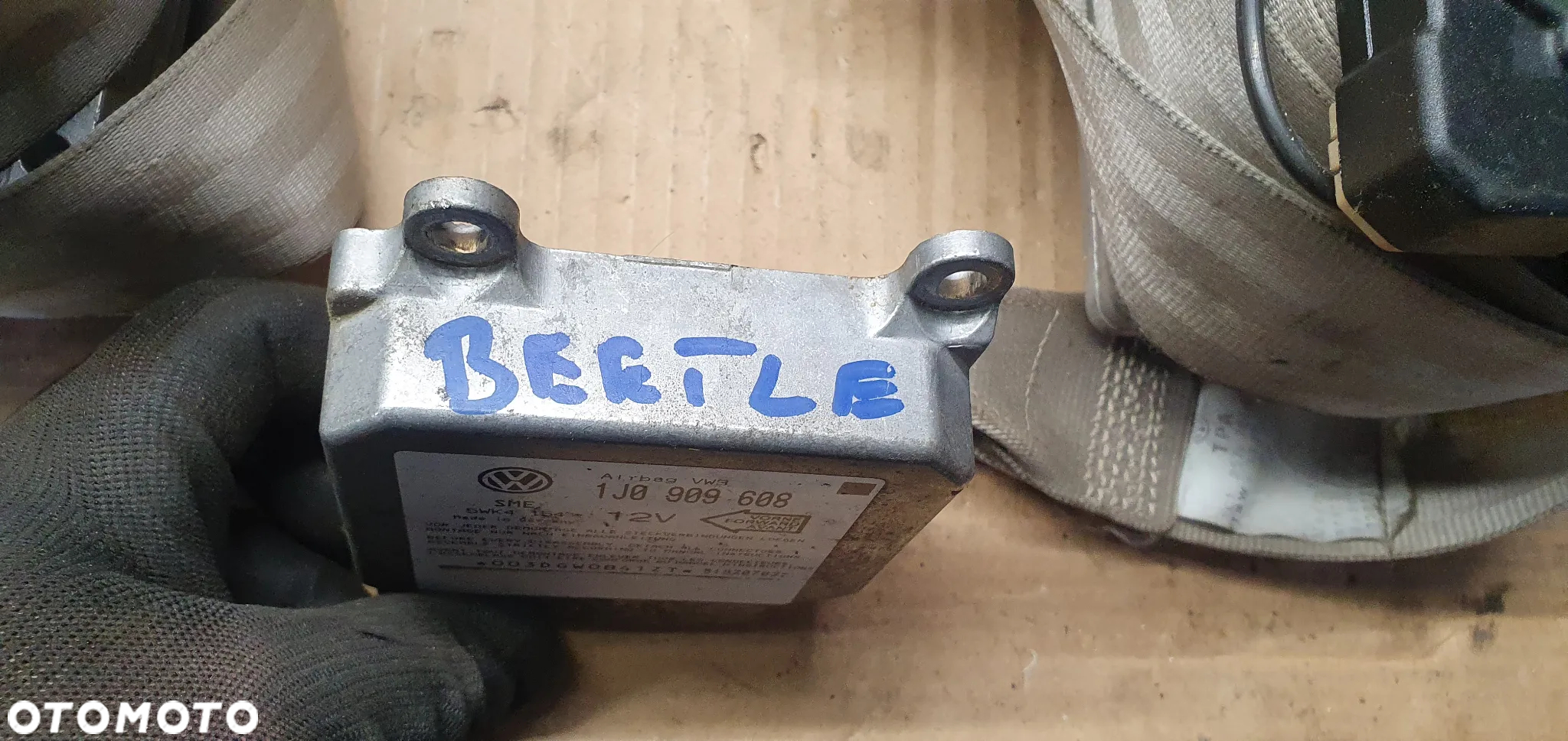 Zaślepka konsoli poduszki pasy AIRBAG zestaw naprawczy VW New Beetle - 8