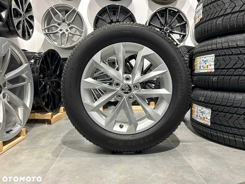 Oryginalne koła zimowe 16 5x100 ET35 Skoda Kamiq 205/60R16 BFGoodrich - 2