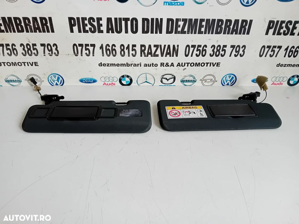 Parasolare Parasolar Stanga Dreapta Alfa Romeo Stelvio Quadrifoglio Negre An 2017-2022 - 1