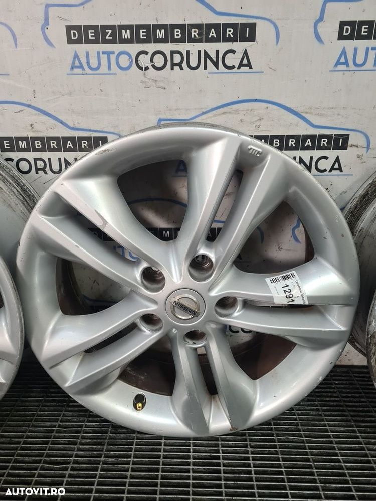 Jante aliaj Nissan Qashqai Facelift 2010 - 2013 (1291) R17 ET40 - 3