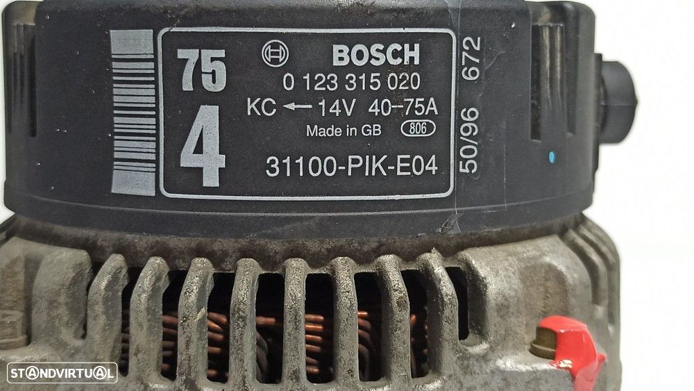 ALTERNADOR HONDA CIVIC BERLINA .5 (MA/MB) 1.5 ELEGANCE (MA9) - 2