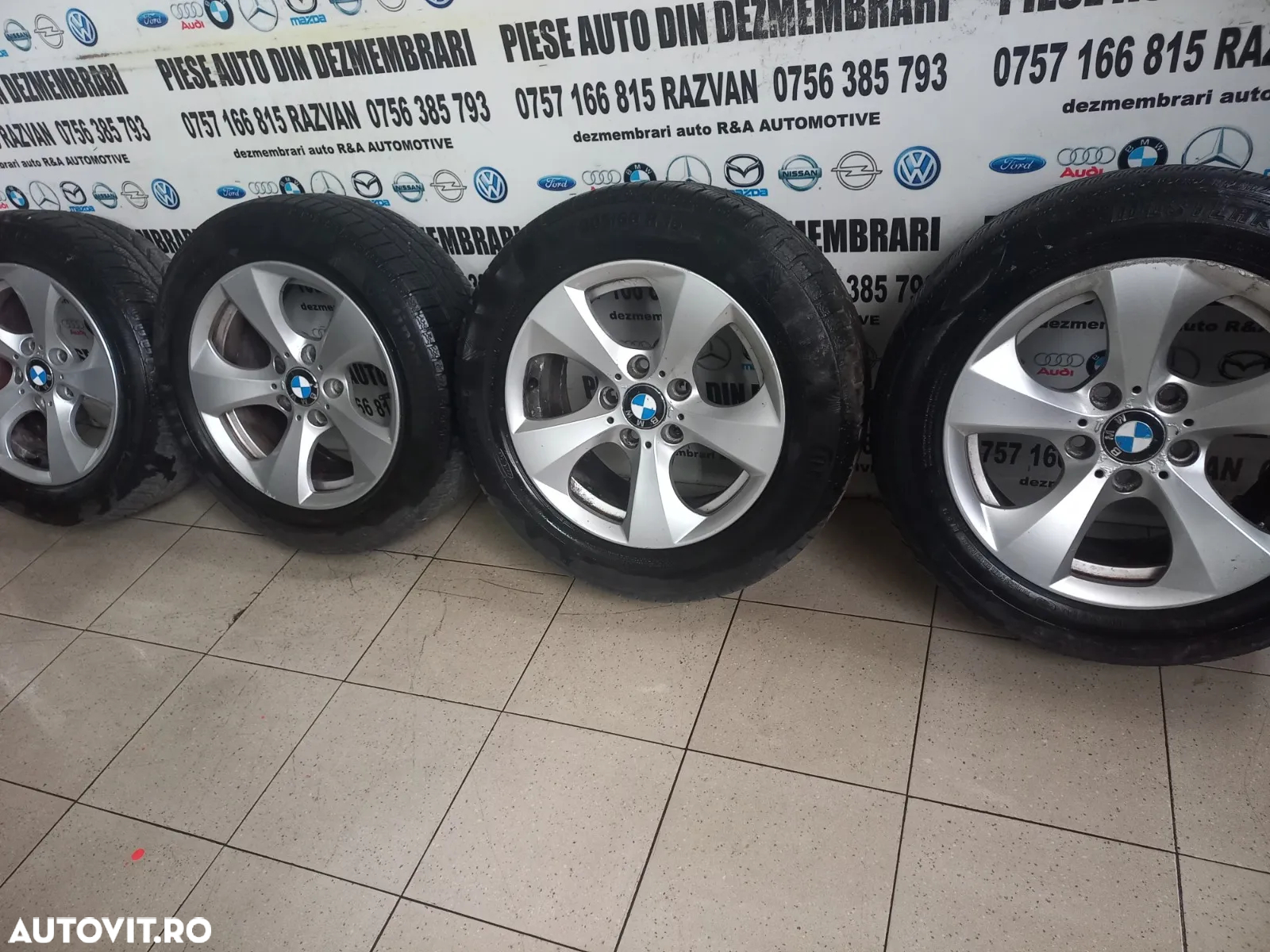 Jante Aluminiu Bmw 205/60/R16 5*112 Jante Bmw R16 F20 F21 F30 F31 F32 F33 F34 F36 F10 F11 Etc - Dezmembrari Arad - 9