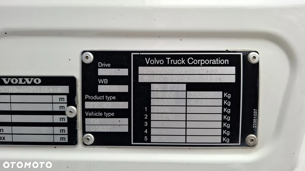Volvo FM 430 / PEŁNY ADR / HYDRAULIKA / MASA WŁASNA 6620 kg - 35