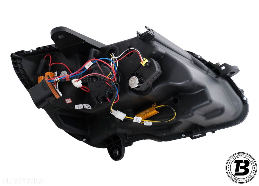 Faruri LED compatibile cu Mercedes C Class W205 Black Design - 15