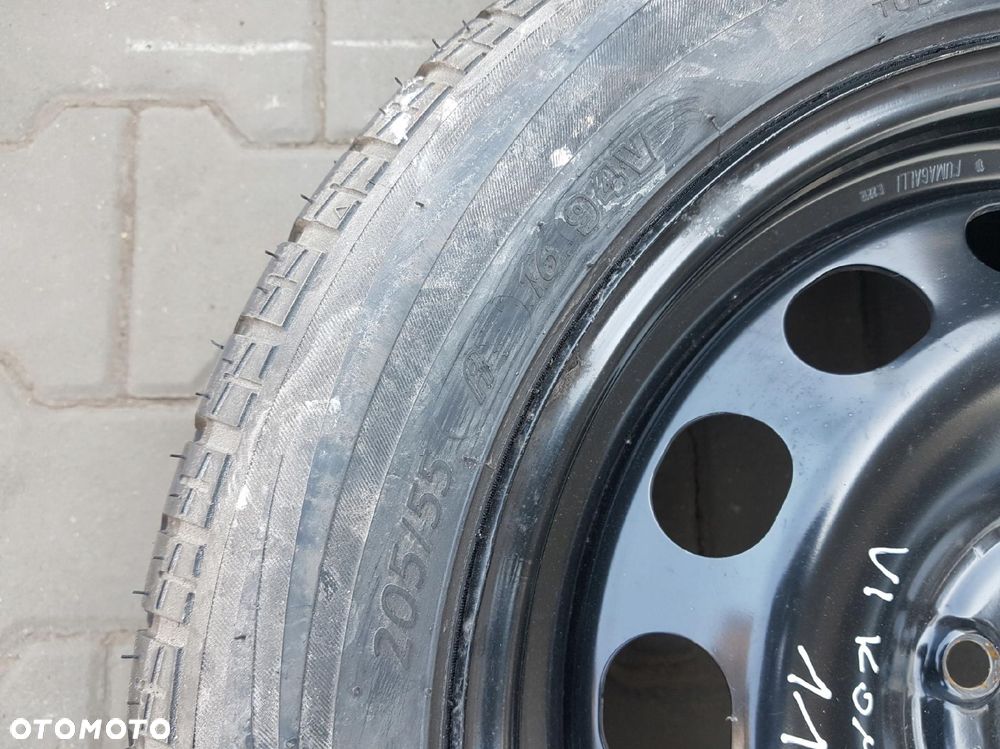 VW GOLF 6 VI 08-13r KOMBI JETTA VI 5C KOŁO ZAPASOWE 16 5X112 LEWAREK KLUCZ - 5