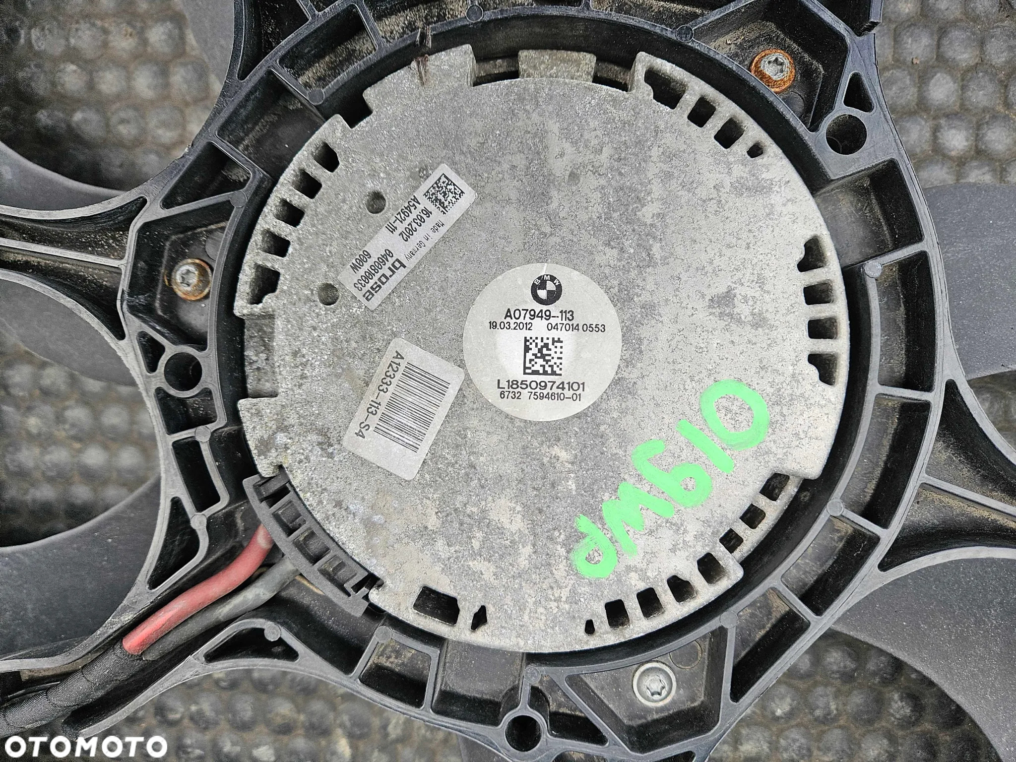 Obudowa Wentylator Wiatrak Chlodnicy 3.0 D BMW 5 F10 F11 - 2