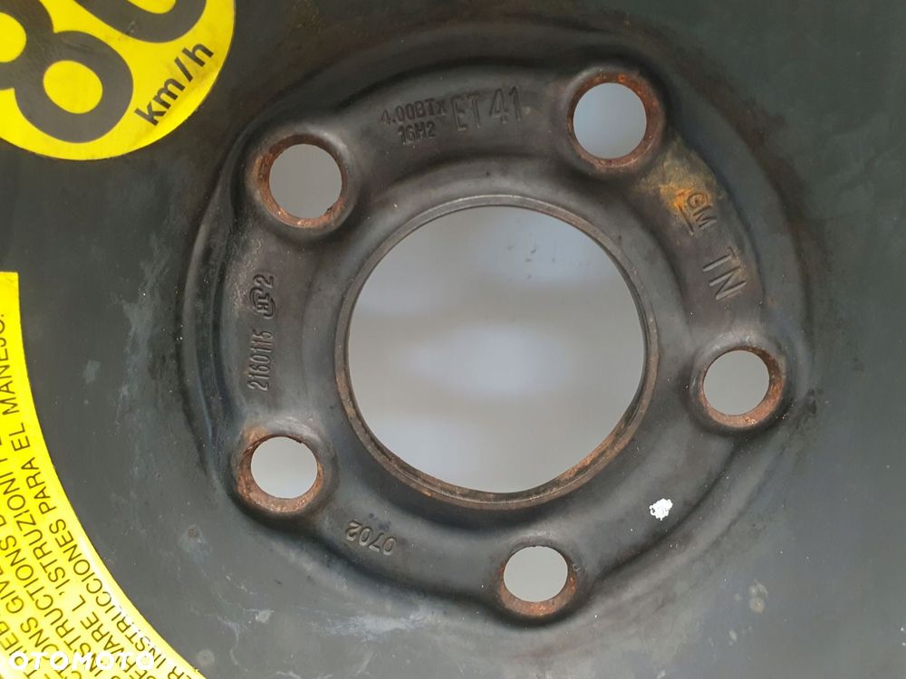 KOŁO DOJAZDOWE dojazdówka 115/70 R16 2160115 5x110 Opel Vectra C Astra H - 4