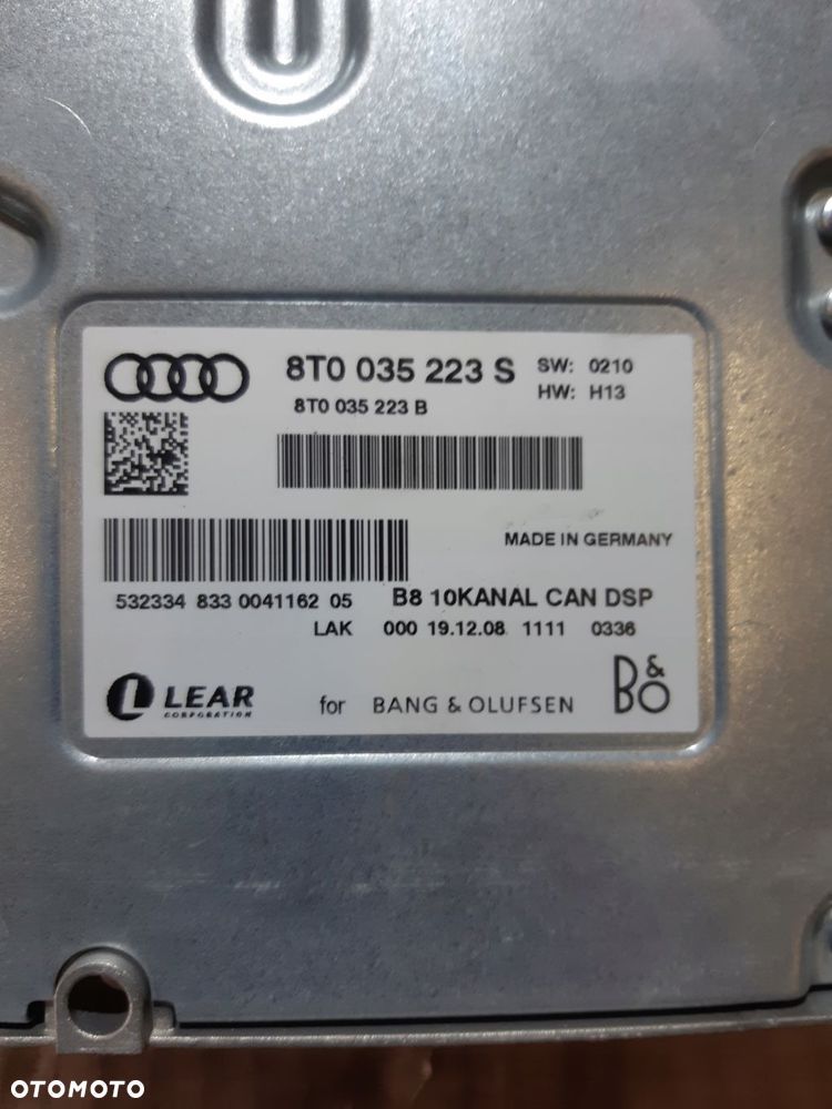 audi a4 b8 a5 8t wzmacniacz bang olufsen 8t0035223s - 4