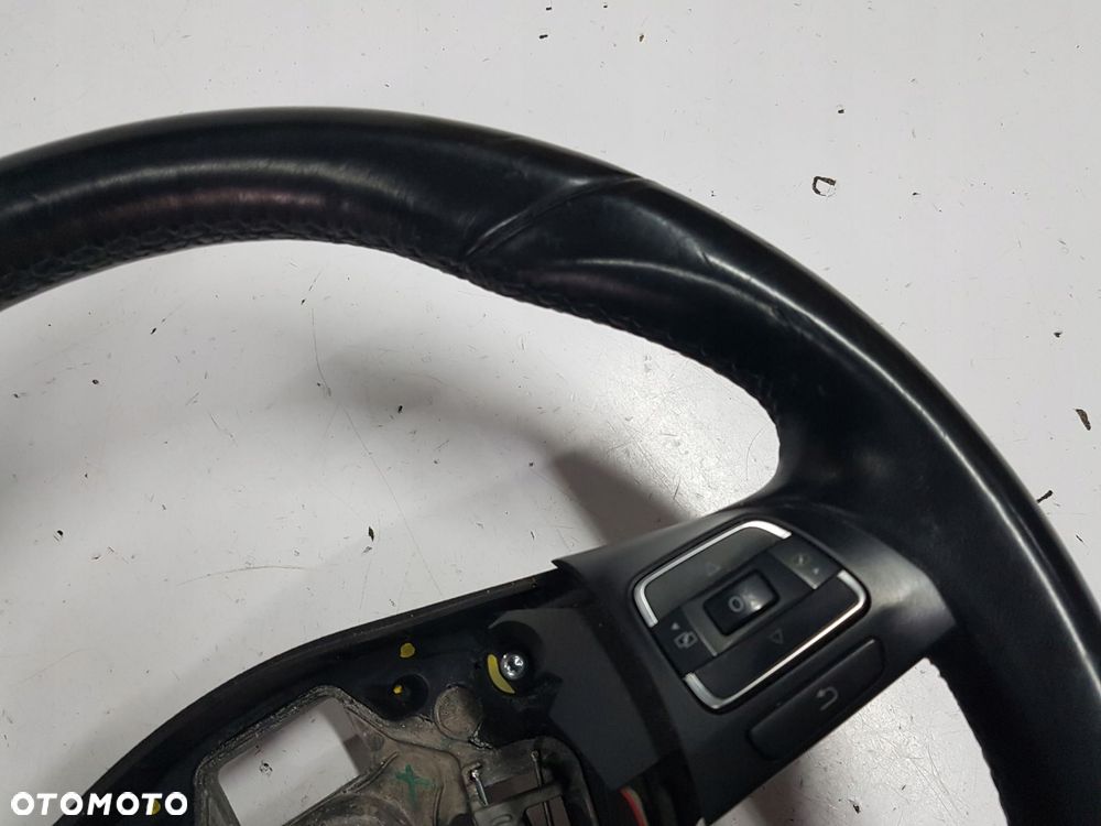 VW PASSAT B7 10-14r PASSAT CC GOLF VI KIEROWNICA SKÓRZANA 3C8419091BE - 4