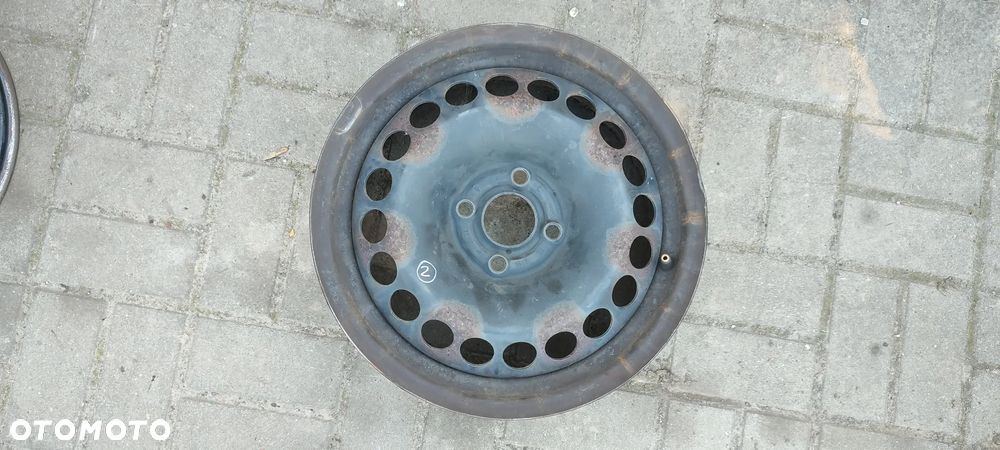 FELGI STALOWE 4x100 6Jx15 CALI ET39 OPEL CORSA D CORSA F ADAM GRANDE PUNTO KOMPLET 4 SZTUKI - 3