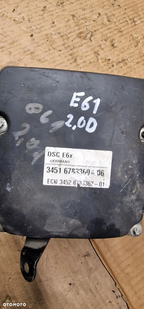 Pompa ABS DSC sterownik BMW 5 E61 6783360 6783362 - 6