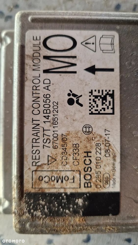 FORD MONDEO MK IV MODUŁ PODUSZEK POWIETRZNYCH 7S7T-14B056AB - 2