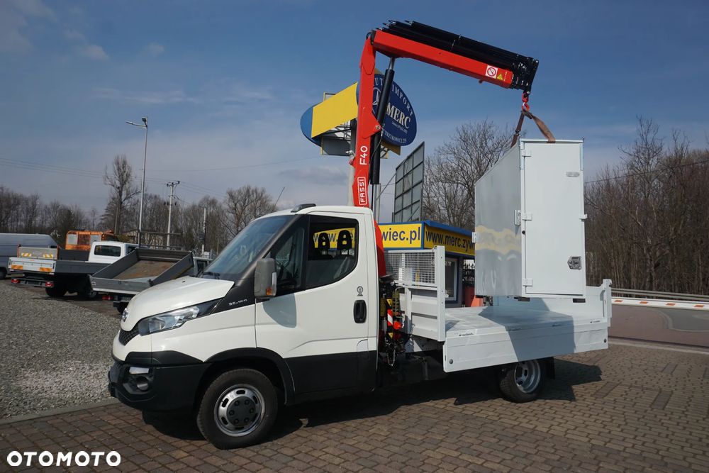Iveco 50C18 HDS żuraw zabudowa wywrotka skrzynia - 5