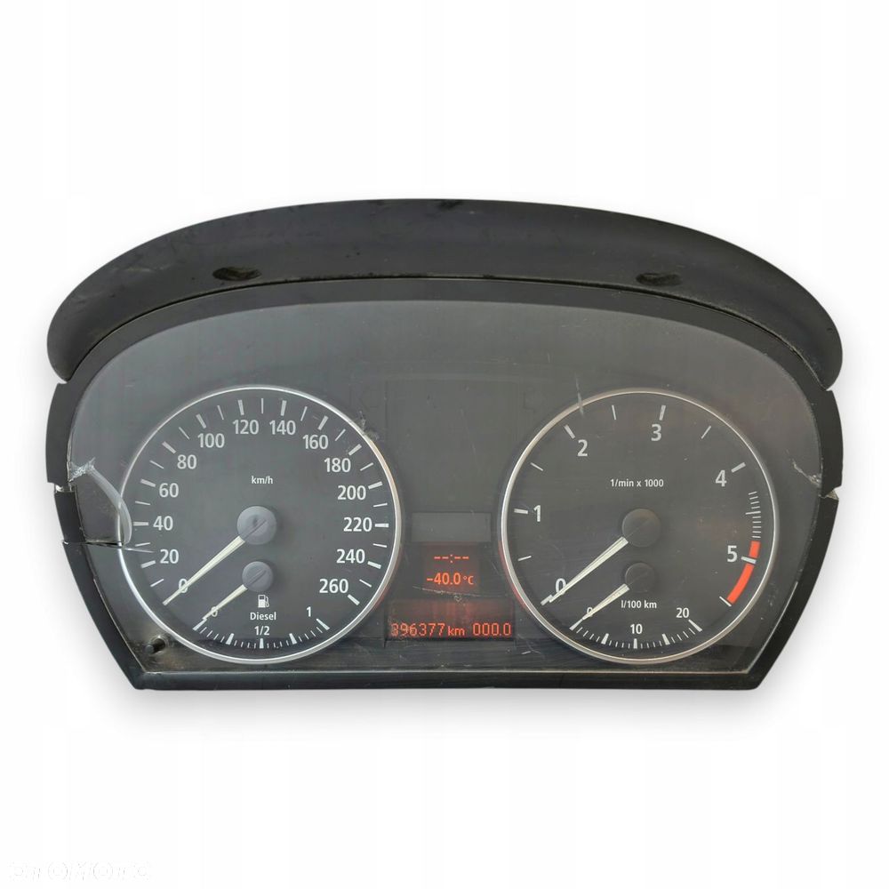 LICZNIK ZEGARY 9110205-03 BMW E90 E91 E92 2.0 D Diesel 396 337km europa - 3