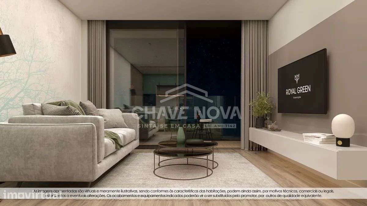 T1 Novo c/ Lugar de Garagem em Mafamude - Grande imagem: 3/24