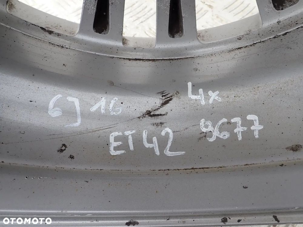 FELGA ALUMINIOWA PEUGEOT 5X108 6X16 ET 42 9677109071 RADOM - 3