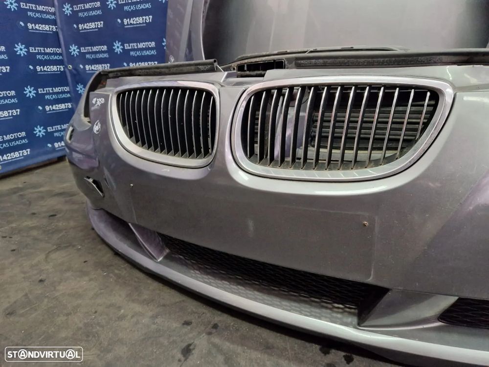 Frente completa usada BMW E92 325D E93 320D PRE LCI XENON capot parachoques guardalamas oticas radiadores - 6