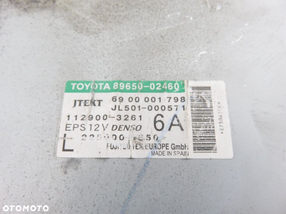 STEROWNIK WSPOMAGANIA TOYOTA AURIS I (E15) JL501000571 1129003261 - 2