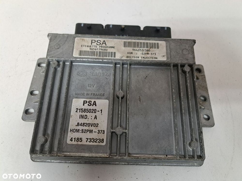 PEUGEOT CITROEN KOMPUTER  STEROWNIK  SILNIKA 9642222380 - 3