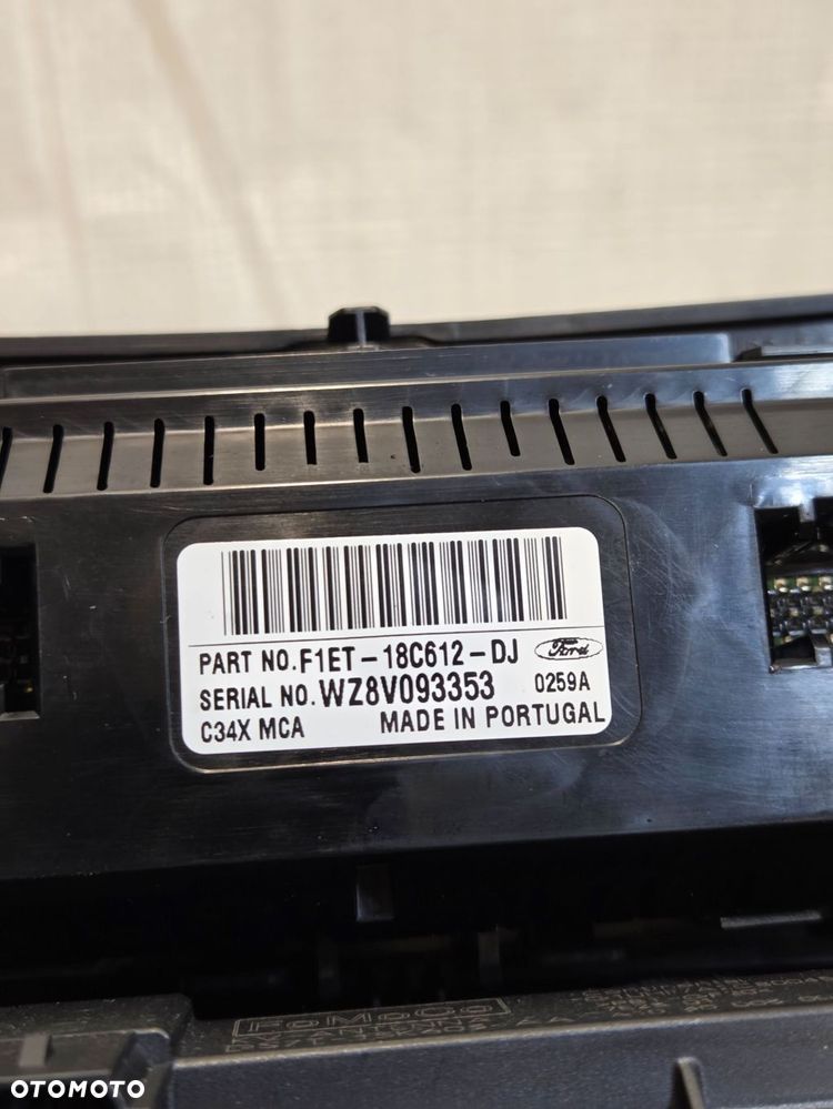 Panel środkowy ramka FORD FOCUS MK3 LIFT  Panel klimatyzacji F1ET-18C612-DJ - 9
