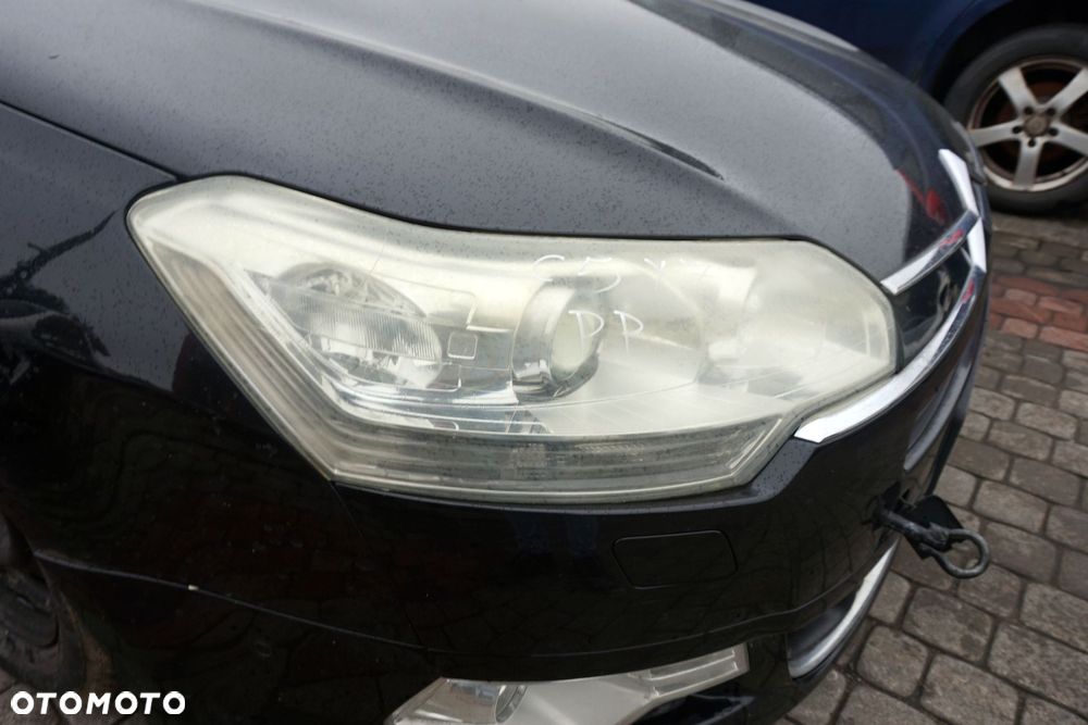 MASKA ZDERZAK BŁOTNIKI LAMPY C5 III X7 KTVD XENON SPRYSKI EU CITROEN 2008-2017 CZARNY PRZÓD KOMPLETNY - 28
