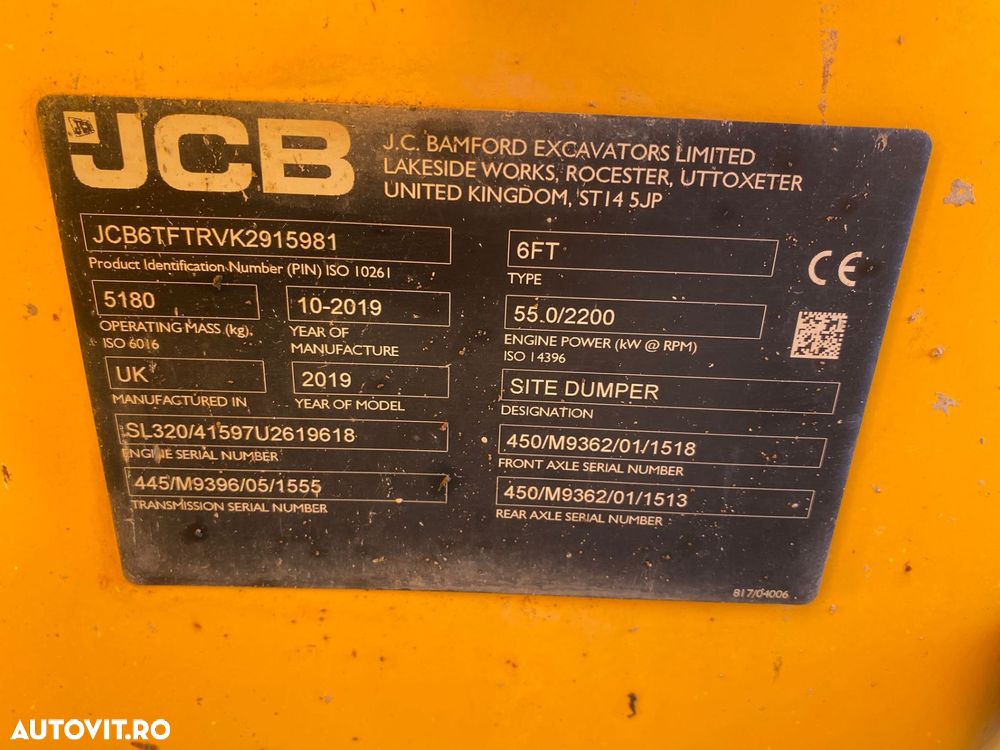 JCB 6FT Dumper - 5