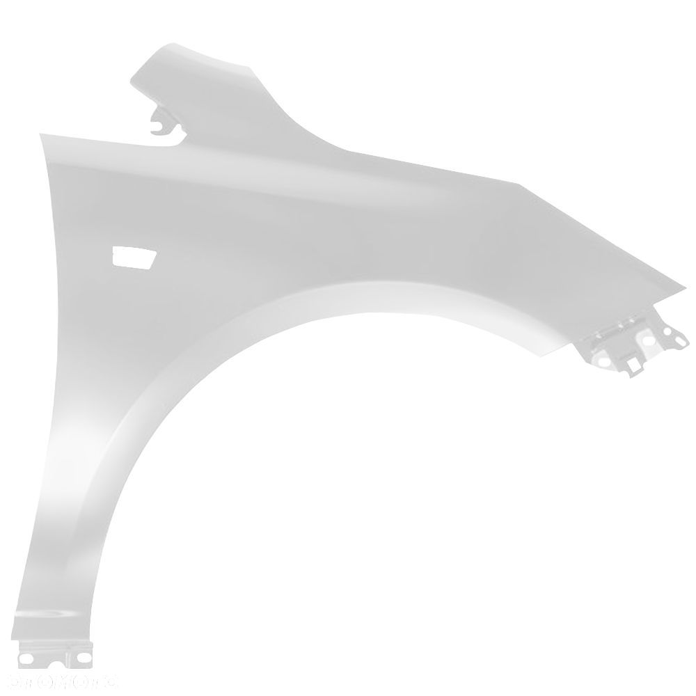 BLU Błotnik OPEL CORSA E Z40R prawy biały 2015-2019 przód SchneeWeiss - 2