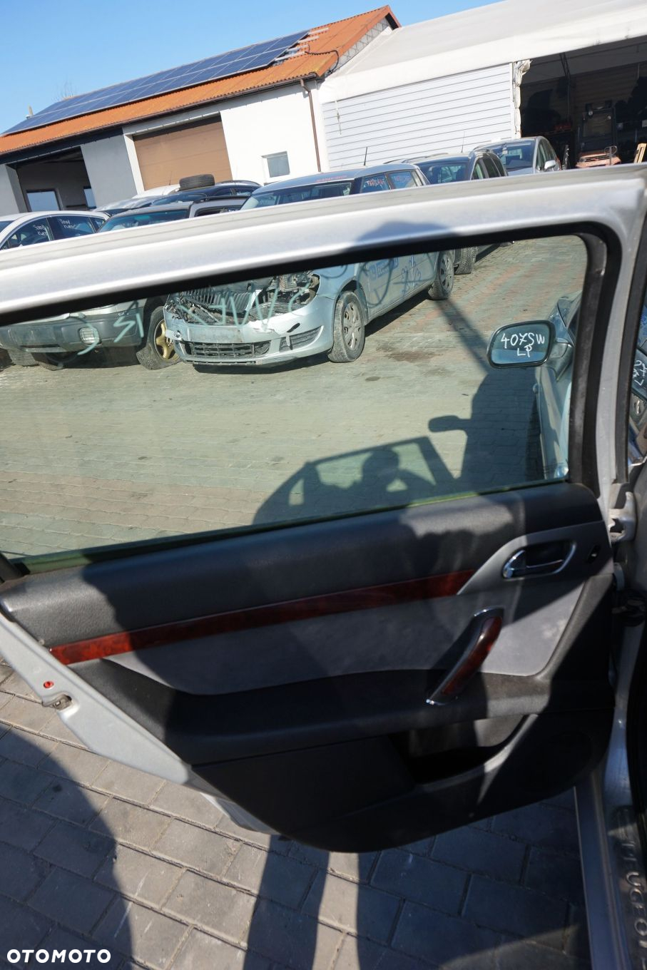 DRZWI TYLNE LEWE 407 SW KOMBI EZRC  SREBRNY PEUGEOT 2004-2007 - 8