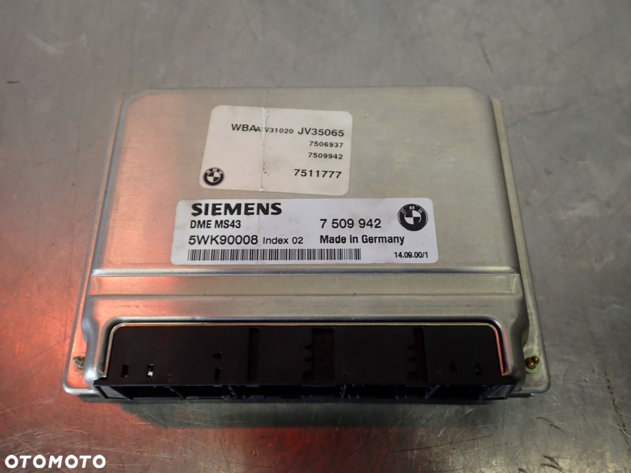 KOMPUTER SILNIKA BMW E46 TOURING 7509942 - 1