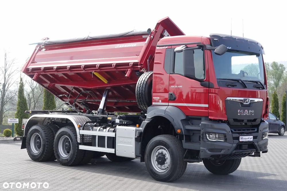 MAN TGS 33.480 / 6X6 / WYWROTKA 3 STRONNA / BORDMATIC / KH KIPPER / AUTOMAT / HARDOX  / BOGATA OPCJA / FABRYCZNIE NOWY / 2026 - 15