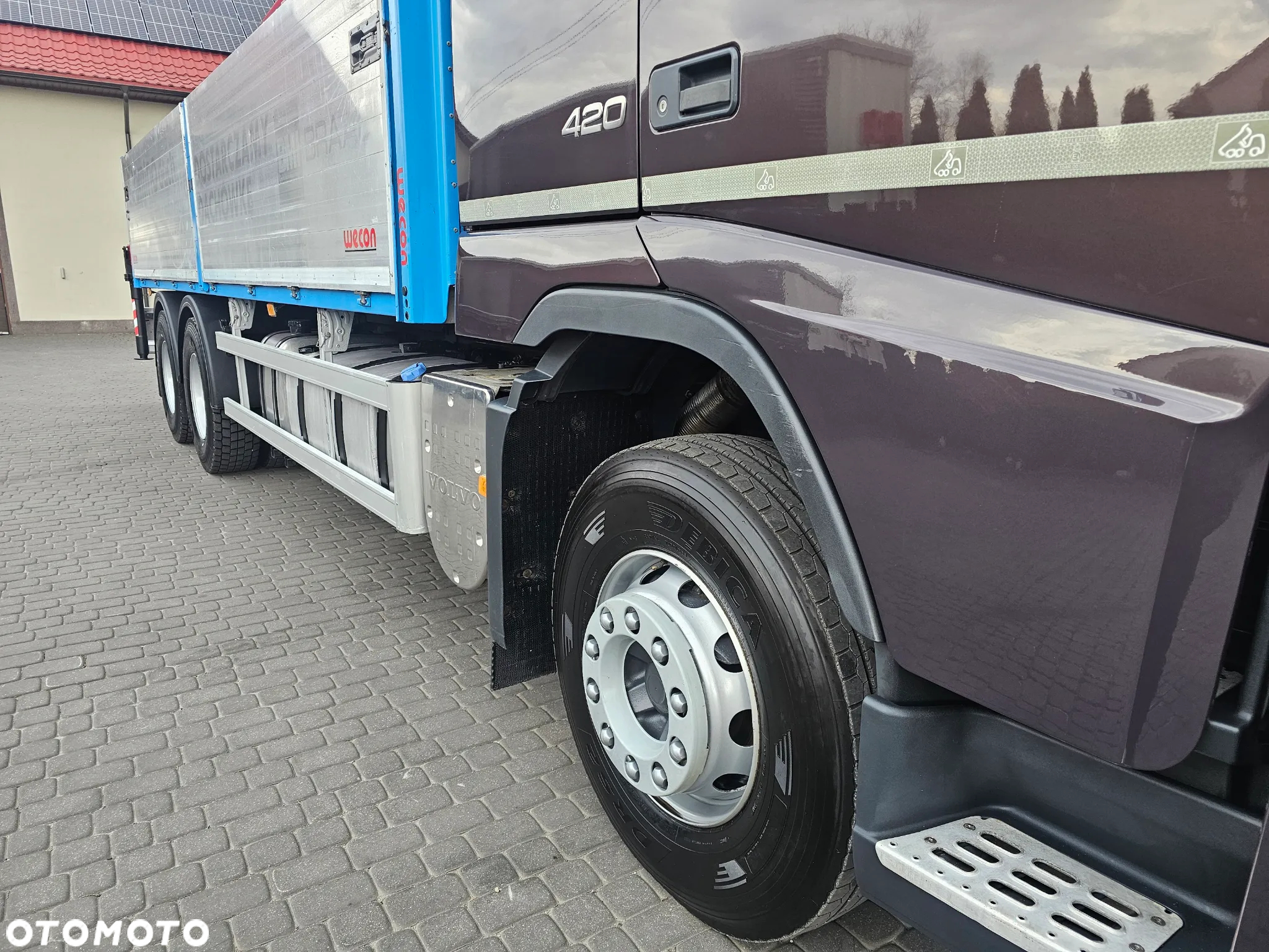 Volvo FH 420 6X4+HDS HMF18000 12,5m Składany w Z - 15