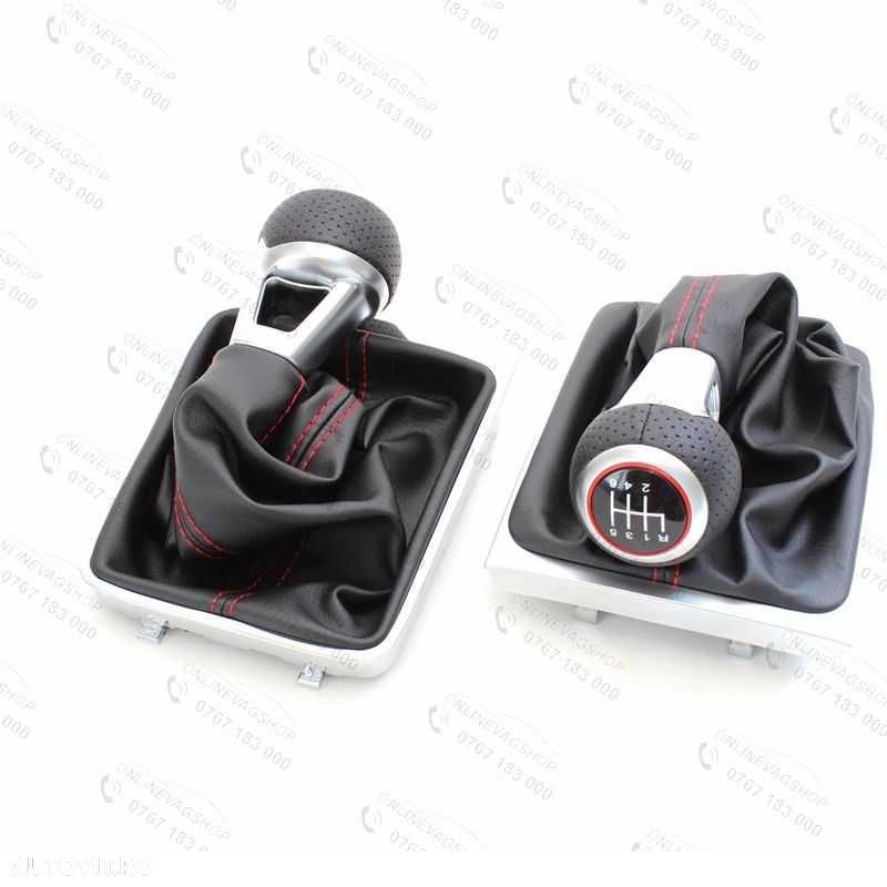 Nuca piele Passat B6,CC,3C,B7 in 5 sau 6 viteze cu manson schimbator