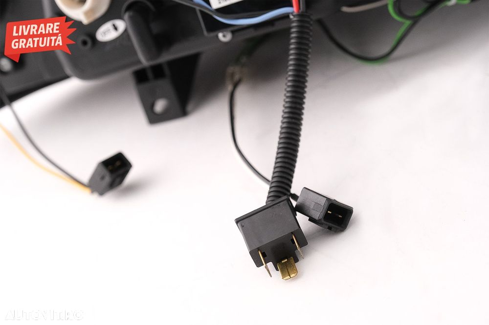 Faruri LED DRL VW Transporter T4 (1990-2003) Negru- livrare gratuita - 17