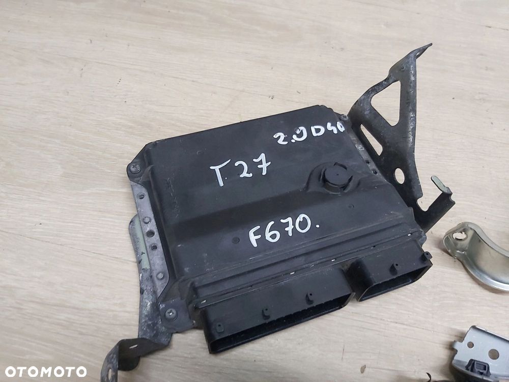Toyota AVENSIS T27 komputer silnika kluczyk immobiliser 2,0 D4D 89661-05F21 - 4