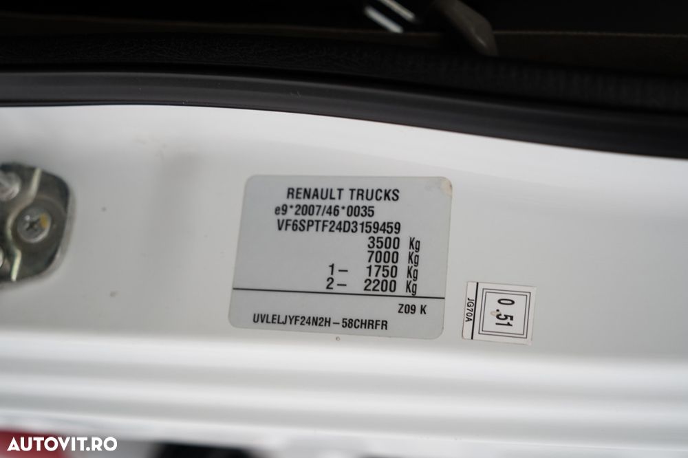 Renault MAXITY 140 DXI / BASCULATOR / + HDS FASSI F22A / CAPACITATE DE RIDICARE 995 KG / ATRACȚIE 5,5 M / IMPORTAT - 36