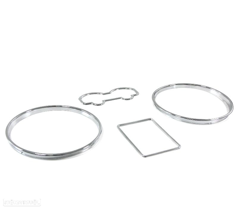 AROS PAINEL PARA VOLKSWAGEN VW GOLF 4 95-06 BORA 98-05 CROMADO - 2