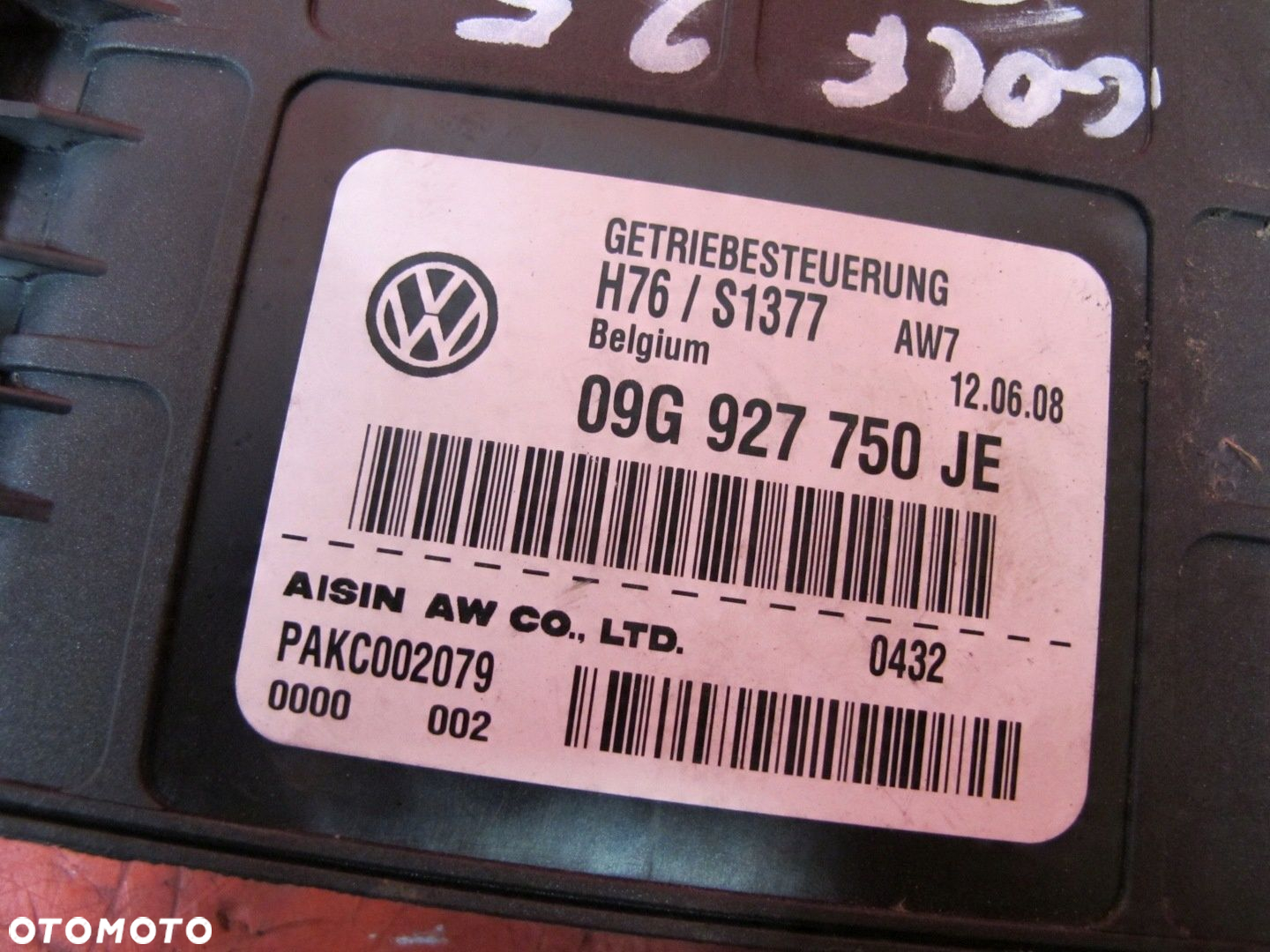 VW GOLF V JETTA 2.5 FSI STEROWNIK SKRZYNI BIEGÓW - 3